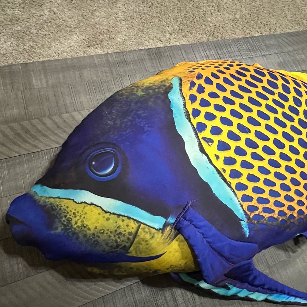 Giant Stuffed Fish, Tree House Kids stuffed fish. Great condition. - Picture 2 of 7